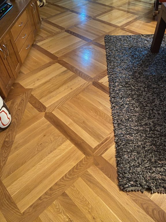 Hrastov parket u kombinaciji sa termotretiranim jasenovim parketom